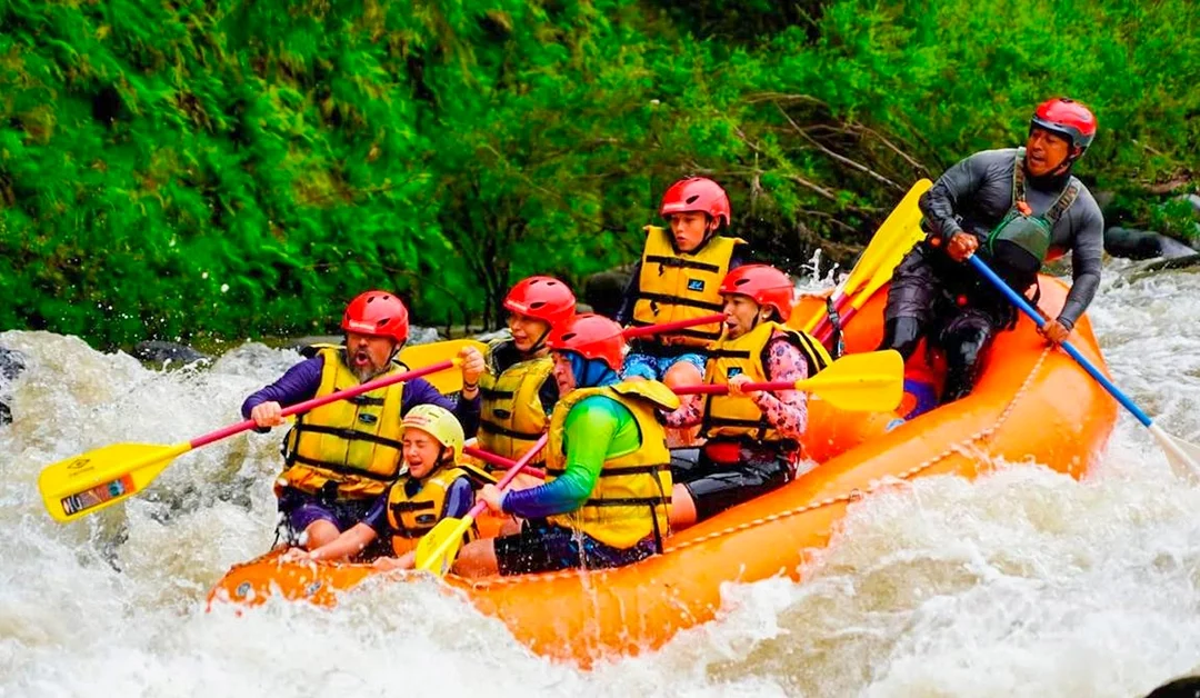 Rafting en Cotlamani Hotel Aventura en Jalcomulco Veracruz — Descenso en río Pescados
